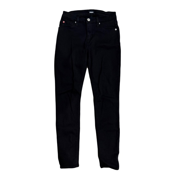 Hudson Jeans Natalie Super Skinny Black Denim Ankle Jeans Size 26 - Picture 2 of 10